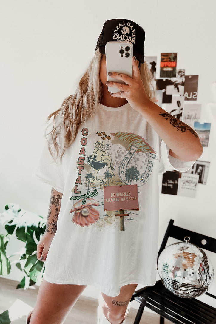 Cowgirl Beachin' (Tee/Crew)