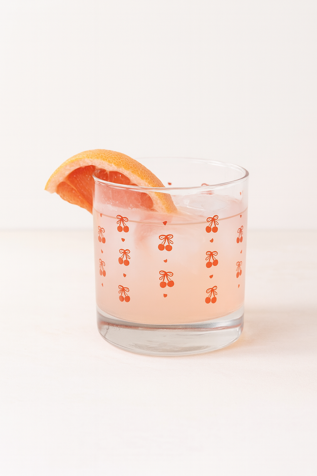 Cherry Print 11oz Cocktail Glass