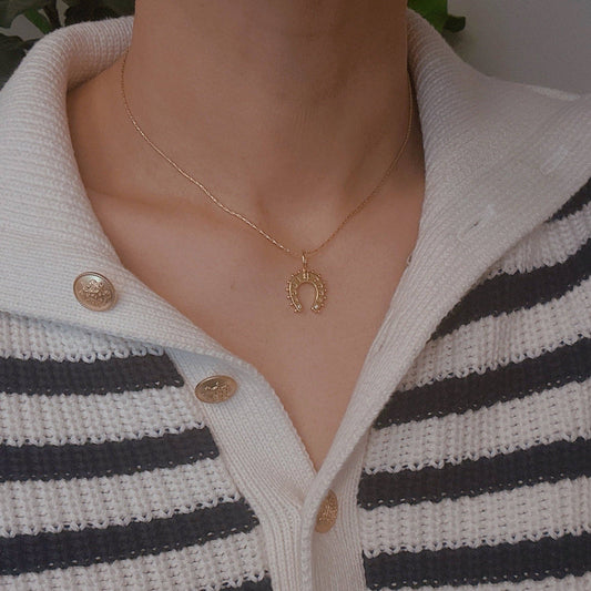Lucky Horseshoe Necklace