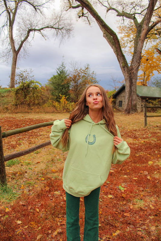 How Lucky Are We Green Hoodie