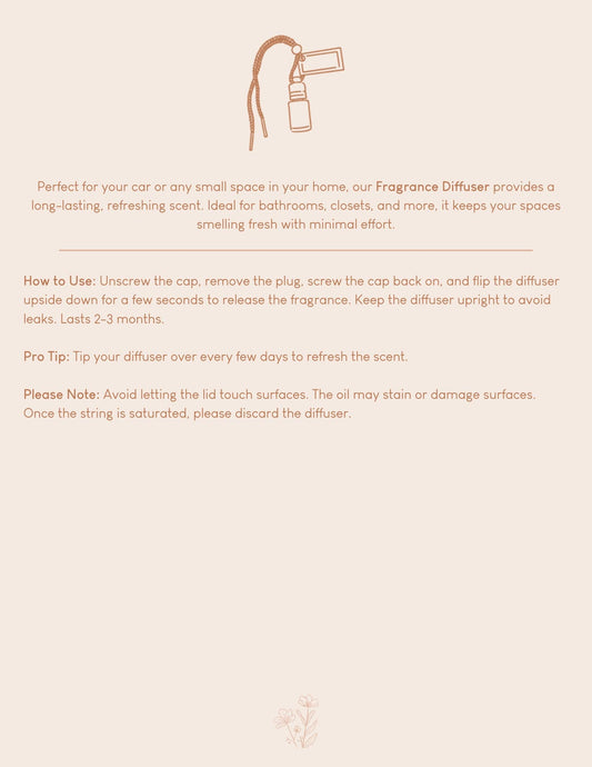 Pink Cosmo Fragrance Diffuser