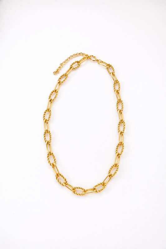 Gold Plated Link Necklace