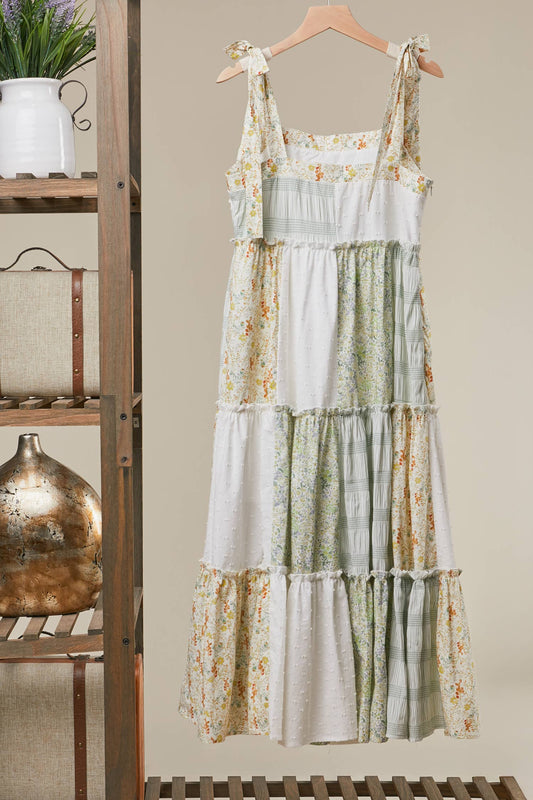Georgie Patchwork Maxi Dress