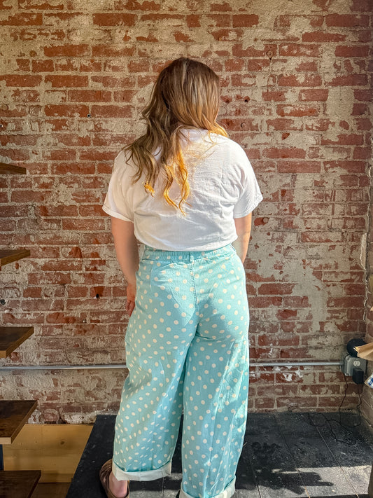 Sky High Dotted Pants