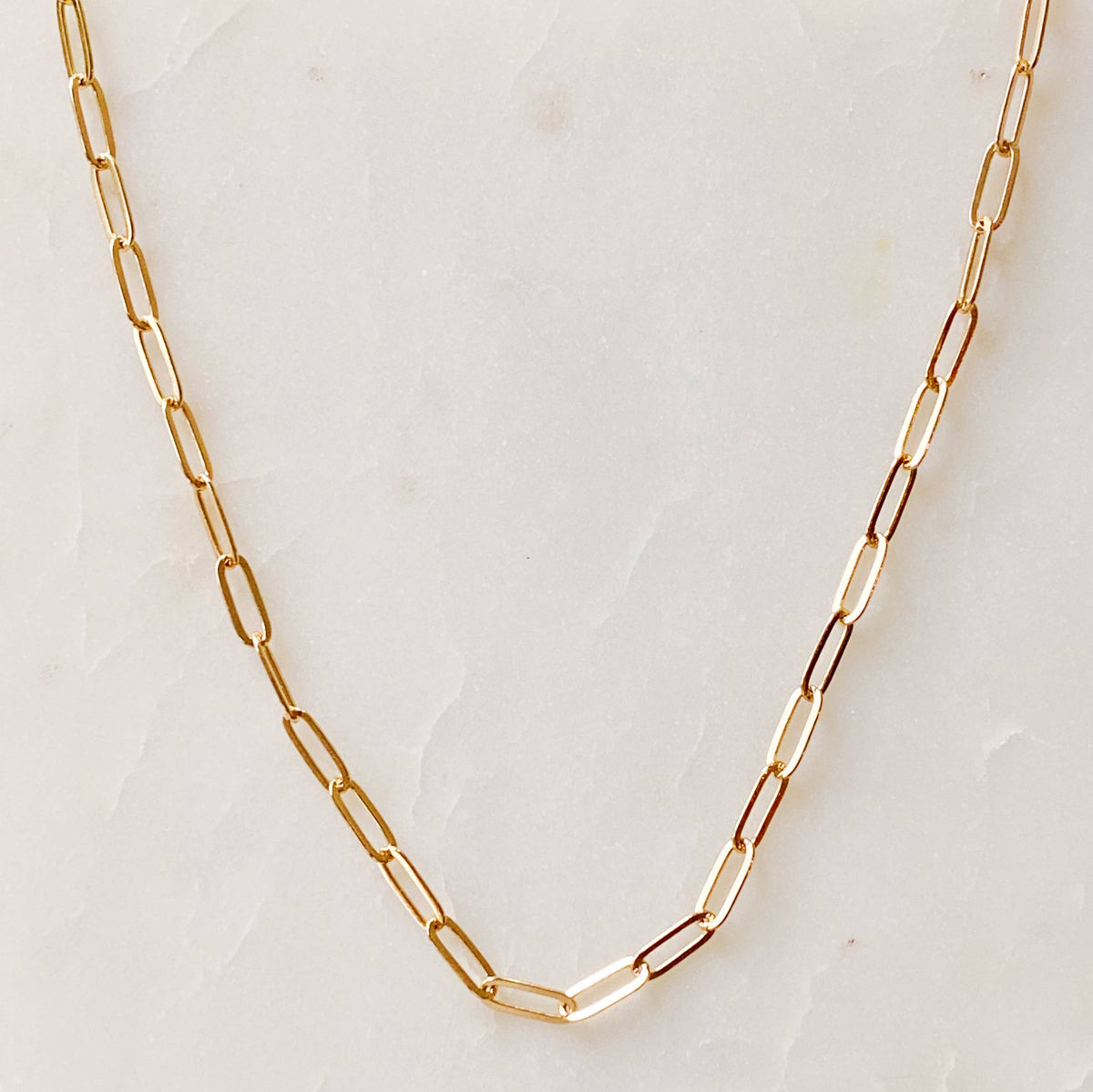 Dainty Paperclip Necklace