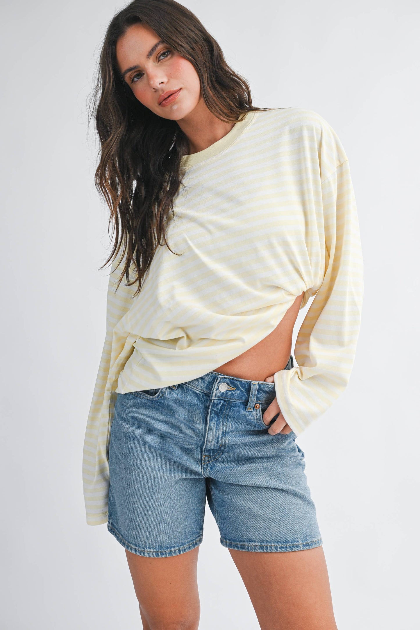 Litia Striped Top