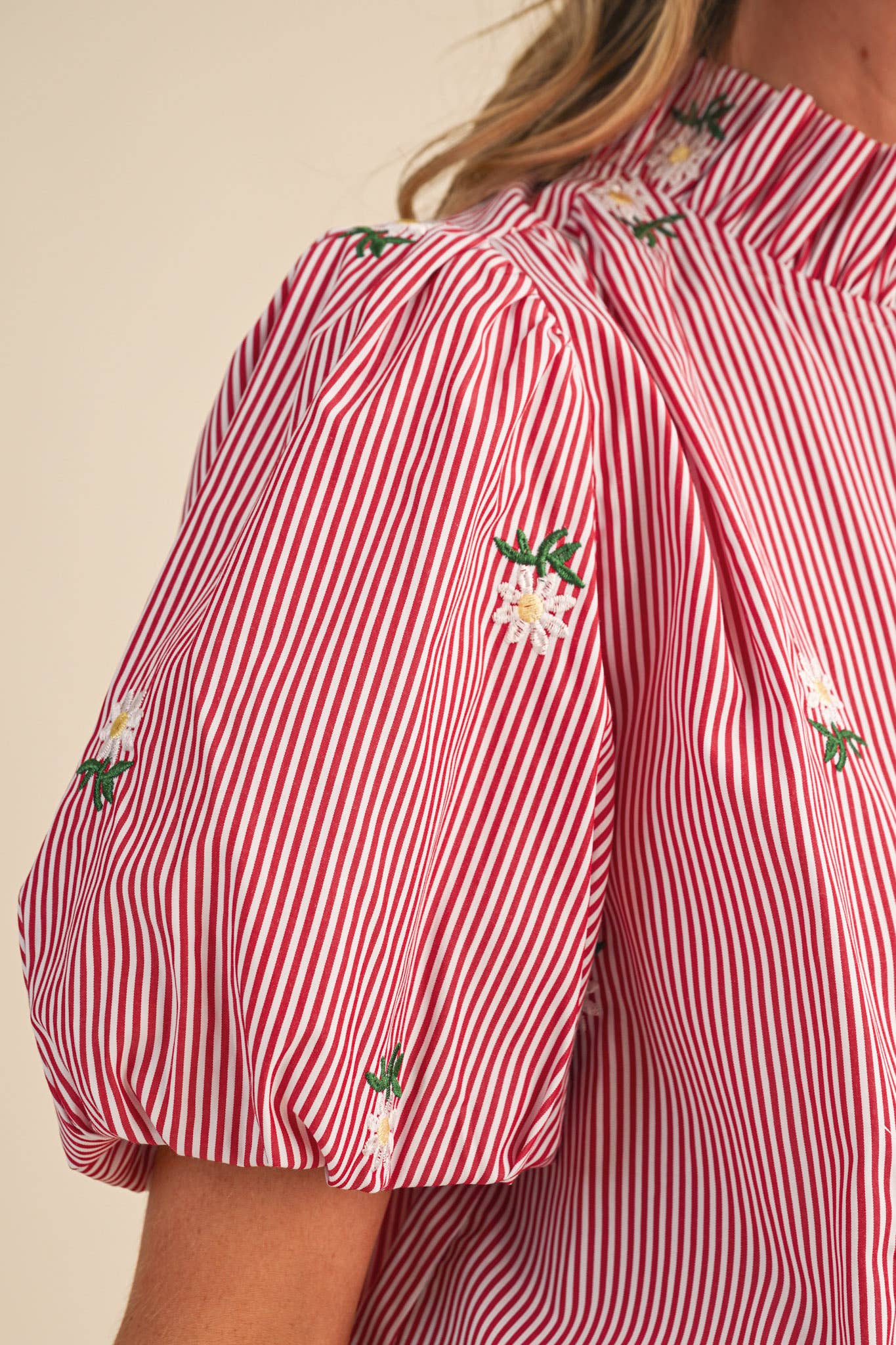 The Cherry Striped Blouse