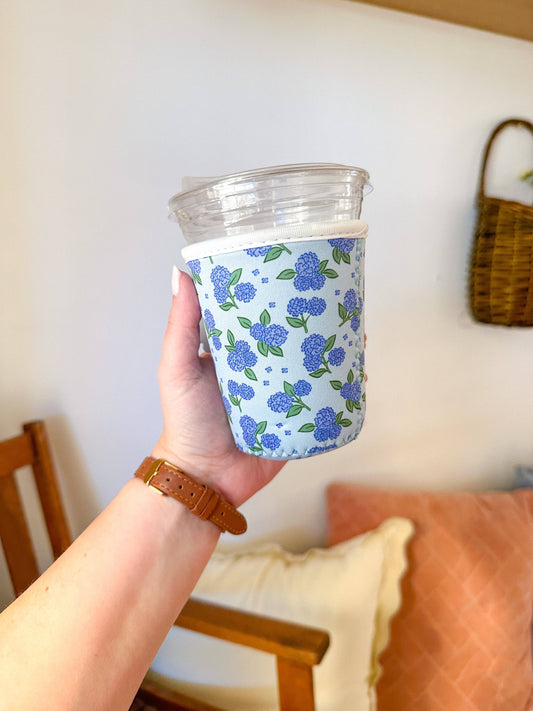 Blue Hydrangeas Coffee Sleeve