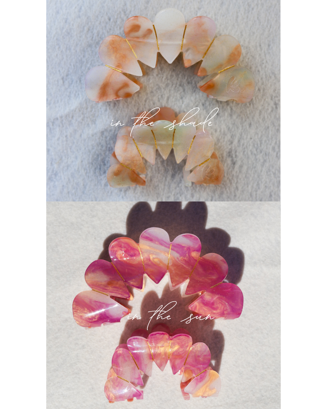 Color Changing Claw Clips