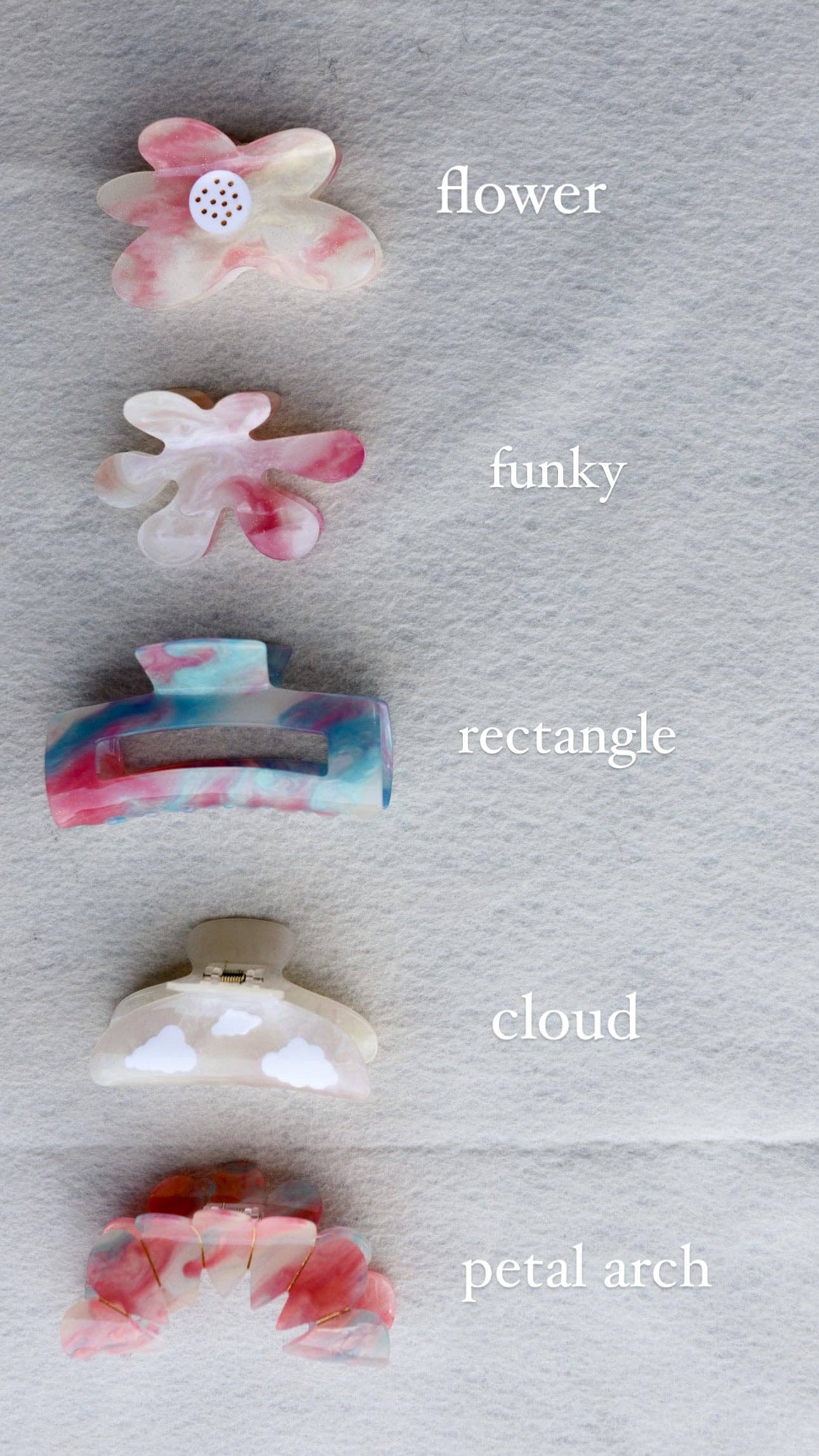 Color Changing Claw Clips