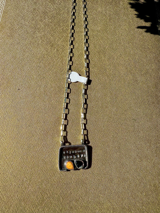 Oklahoma Cowboys Necklace