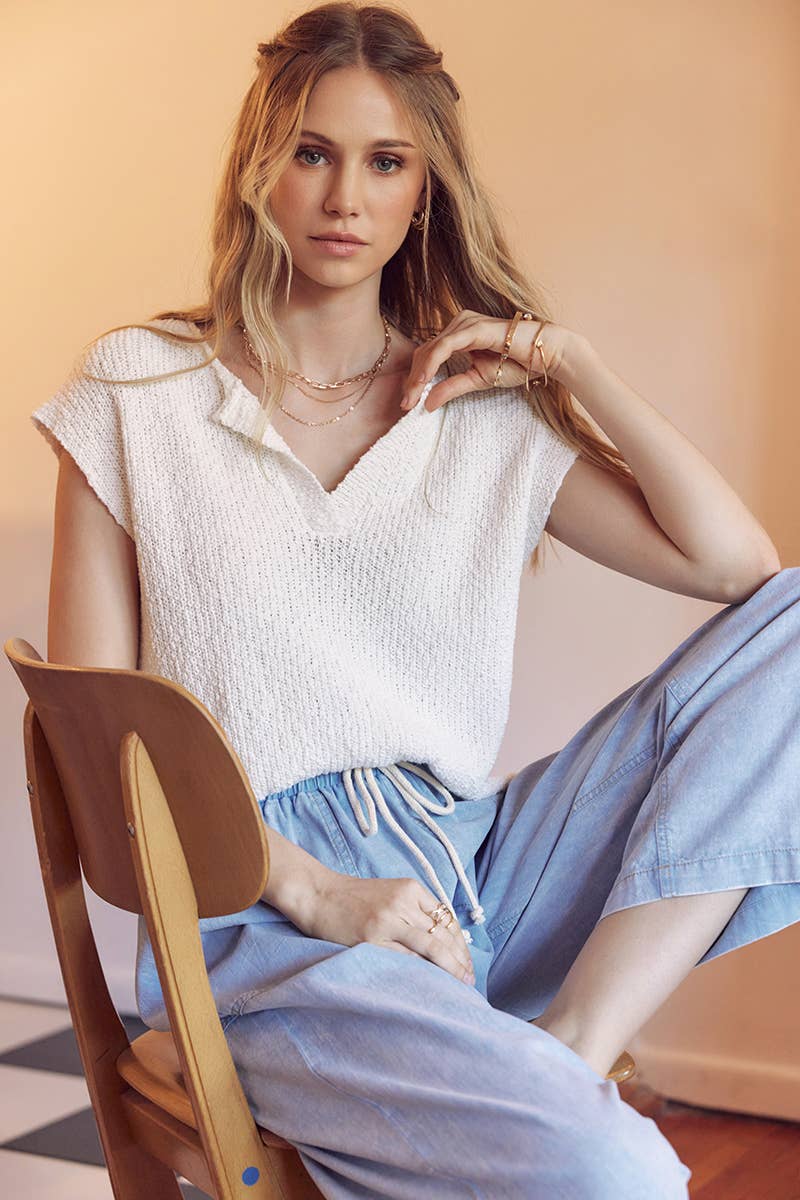 The Shelly Knit Top