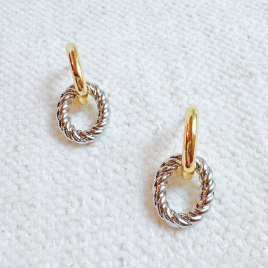 Wren Mixed Metal Earrings