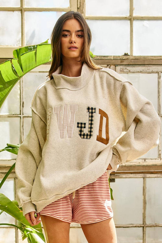 WWJD Mock Neck