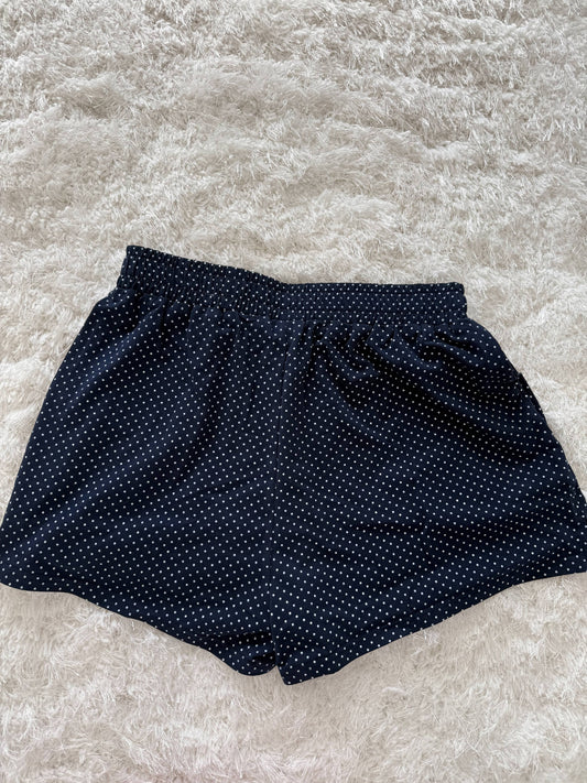 Navy Polka Dot Lounge Shorts