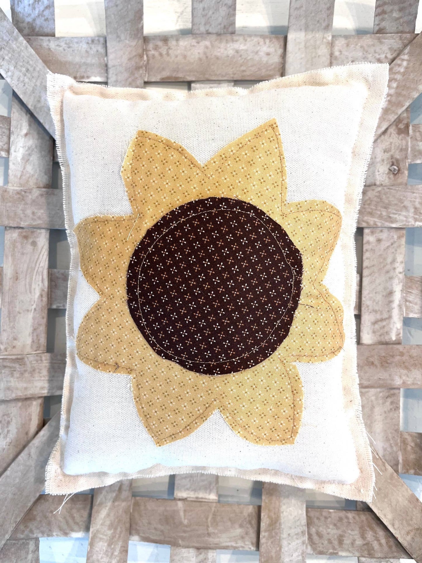 Farmhouse Sunflower Pillow