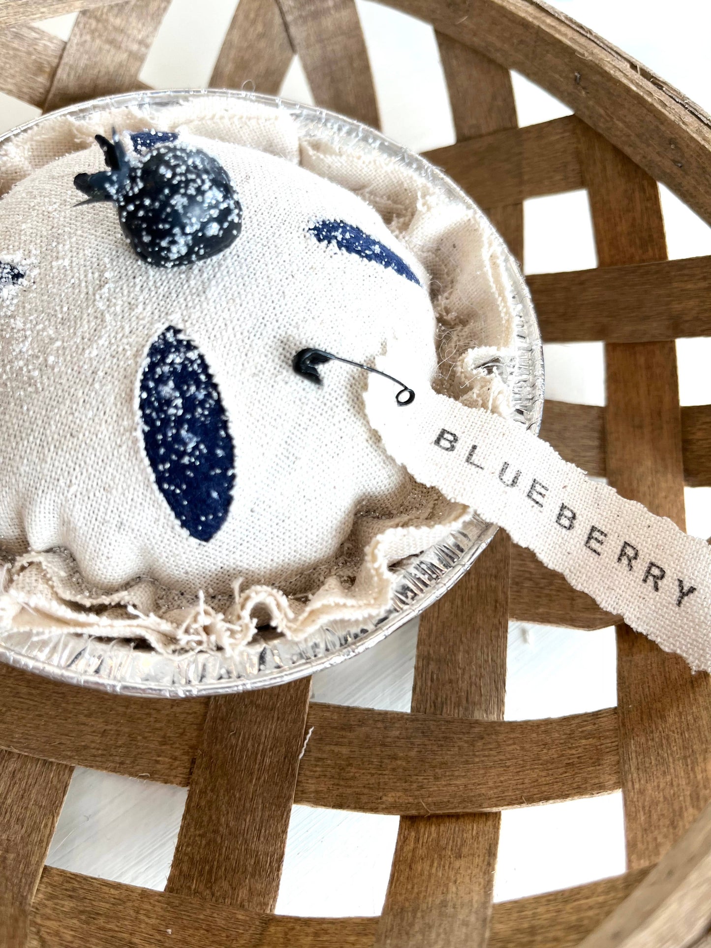 Mini Fabric Pie - Blueberry