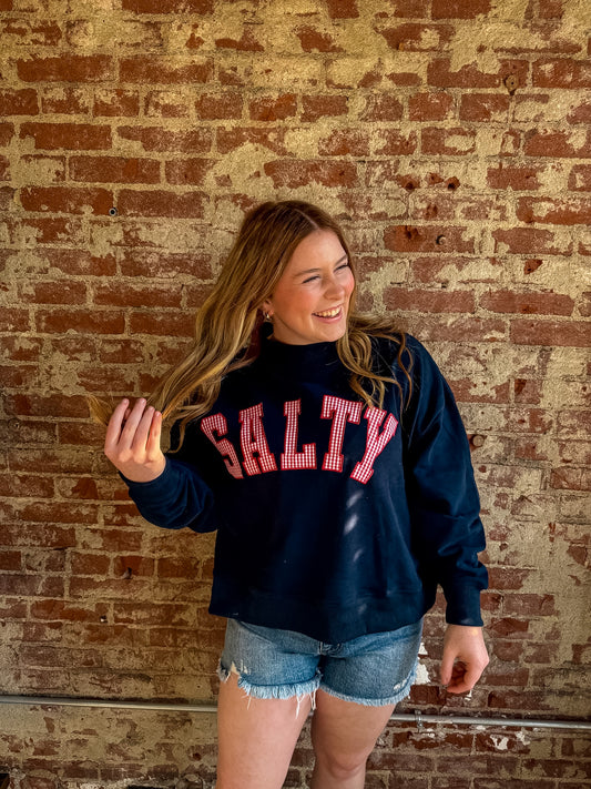 SALTY Mock Neck
