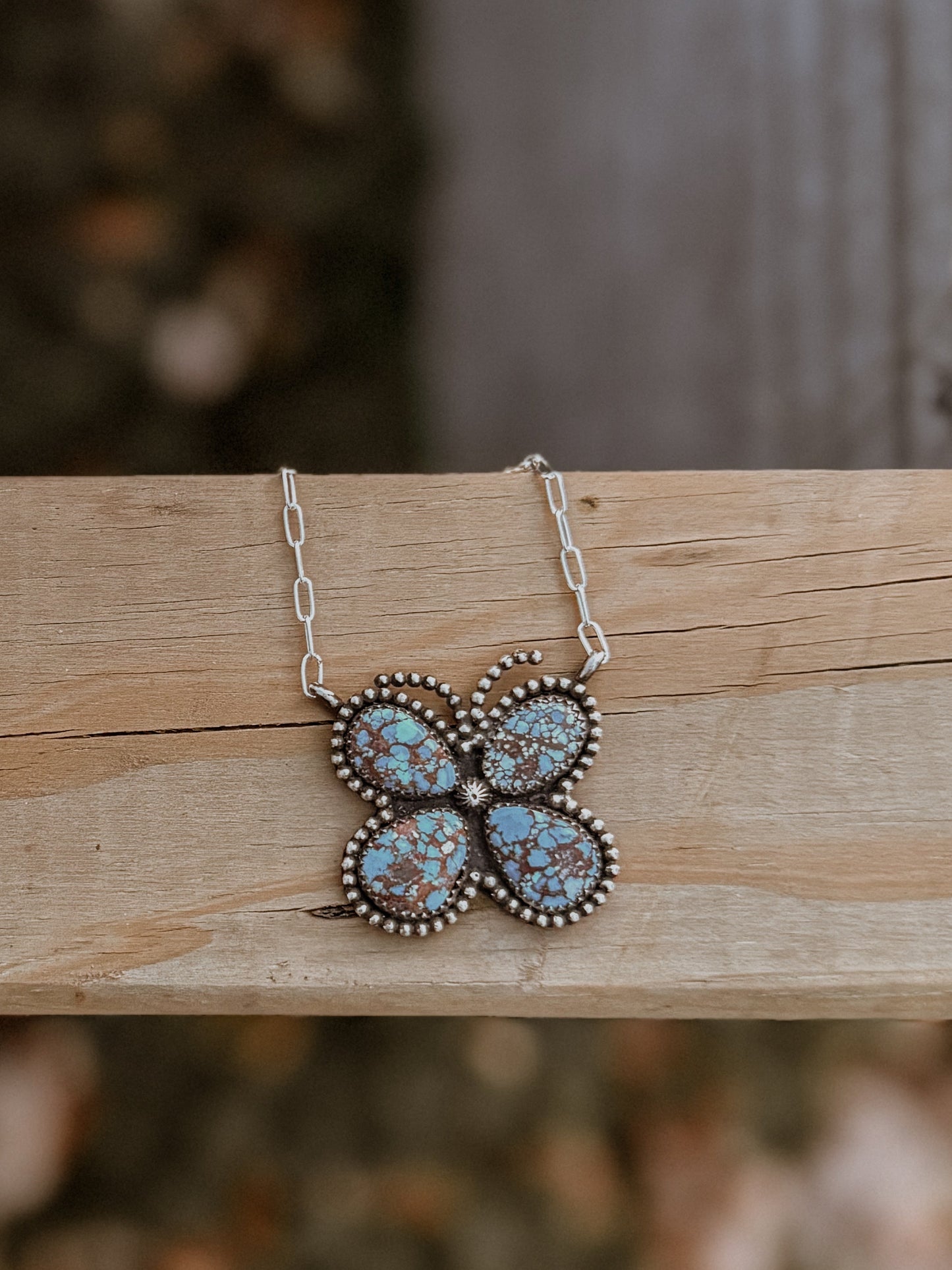 Golden Hills Butterfly Necklace