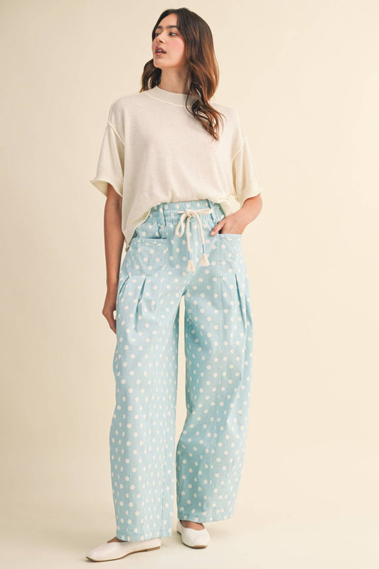 Sky High Dotted Pants