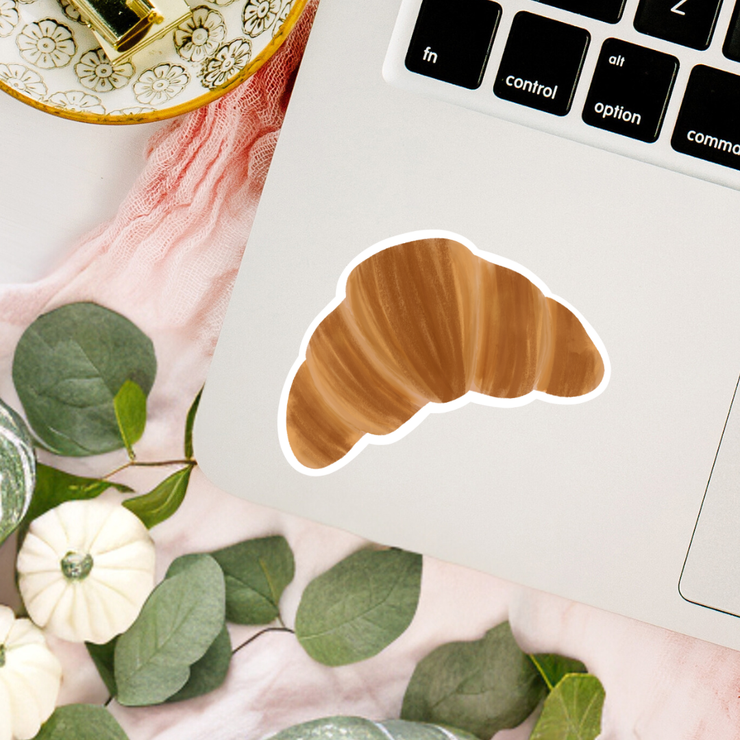 Croissant Sticker 3"