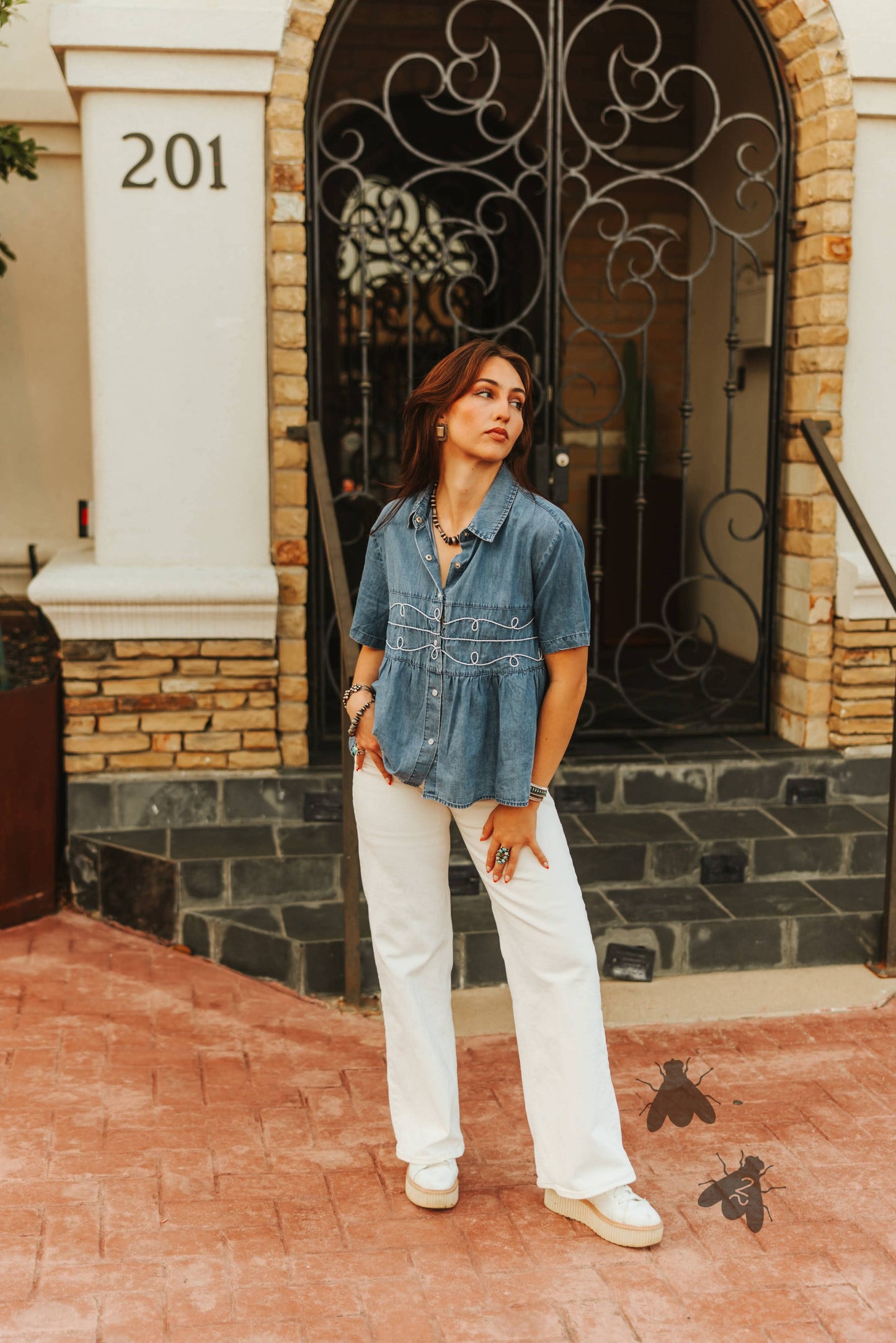 Loopty Loo Denim Top