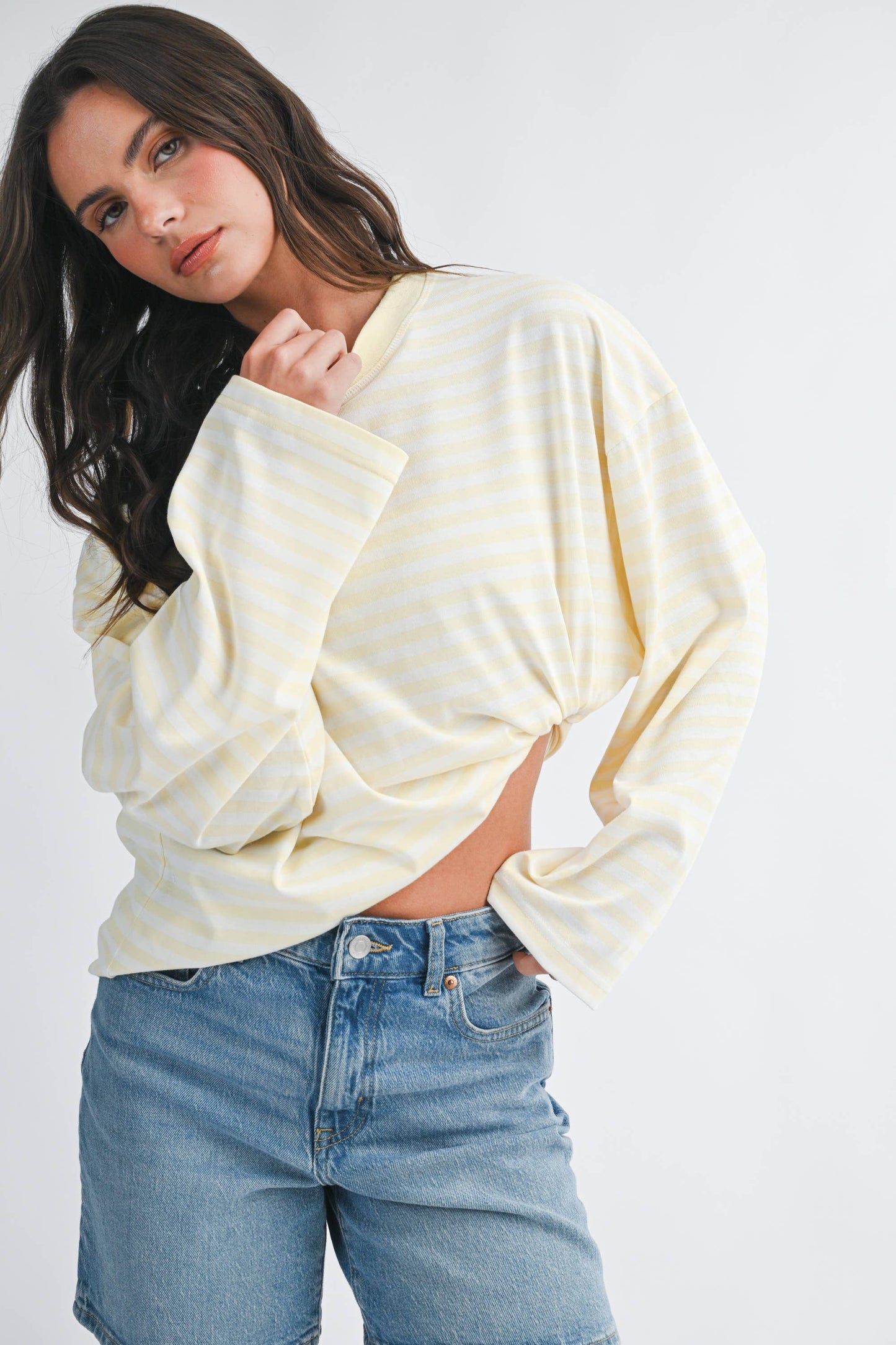 Litia Striped Top