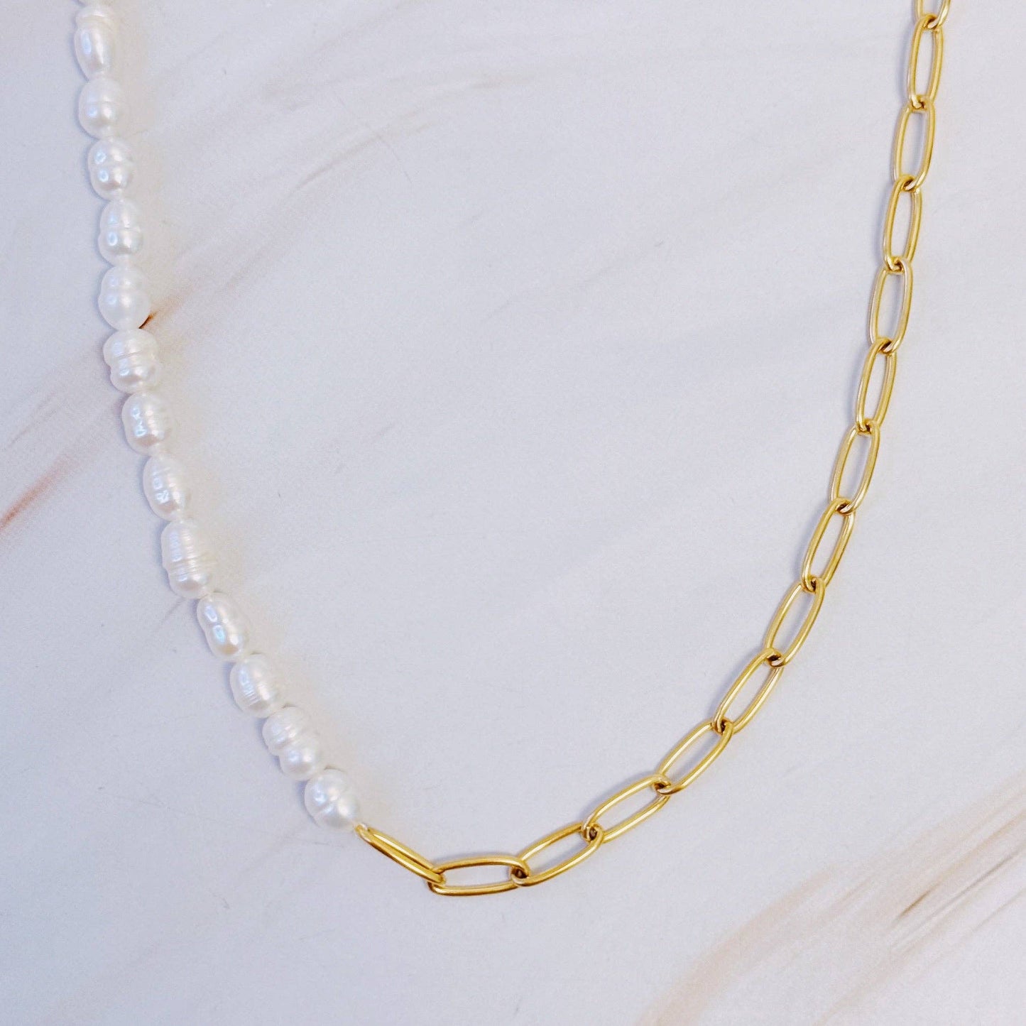 Pearly Duo Necklace