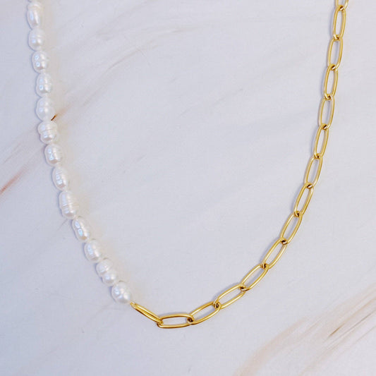 Pearly Duo Necklace