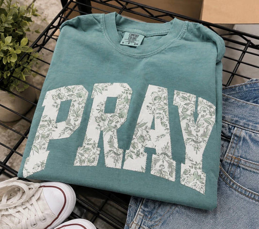 Dark Sage PRAY Tee