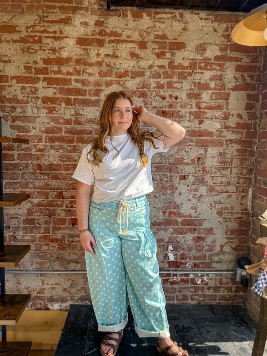Sky High Dotted Pants