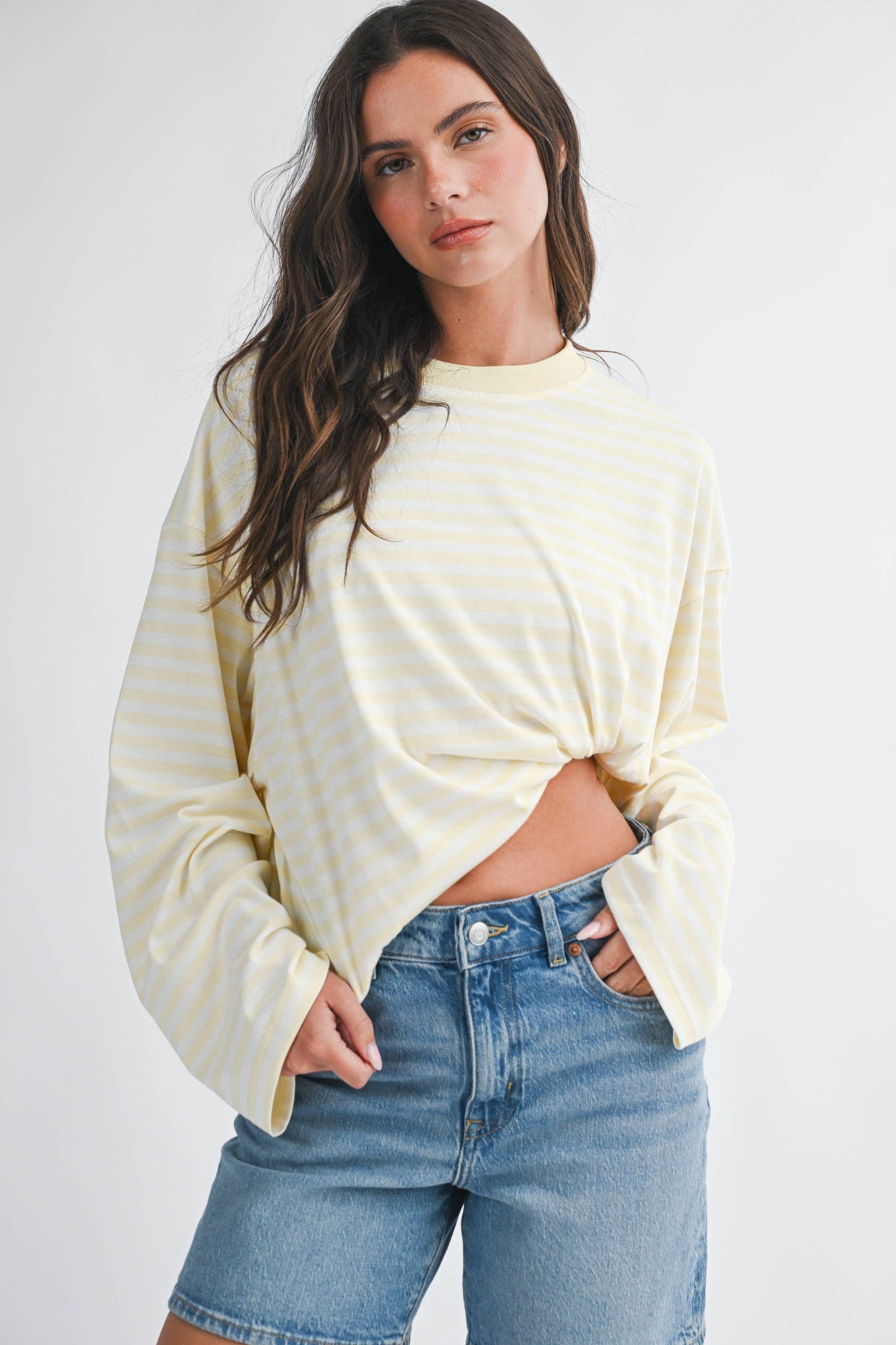 Litia Striped Top