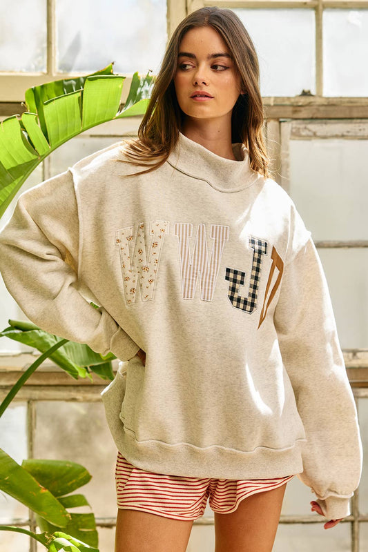WWJD Mock Neck
