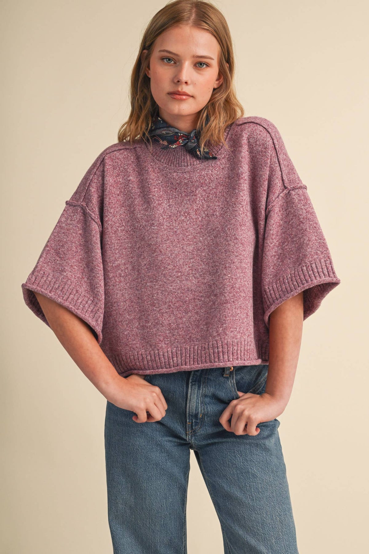 Mulberry Wine Sweater