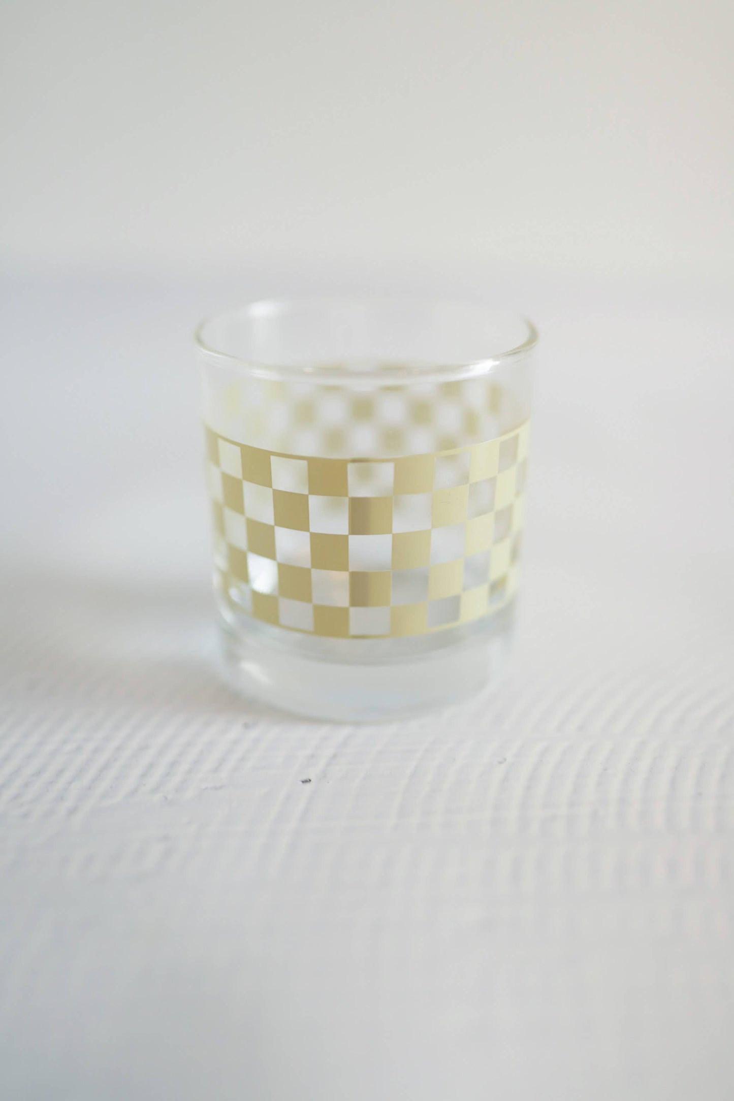 Checkered Rocks Glass