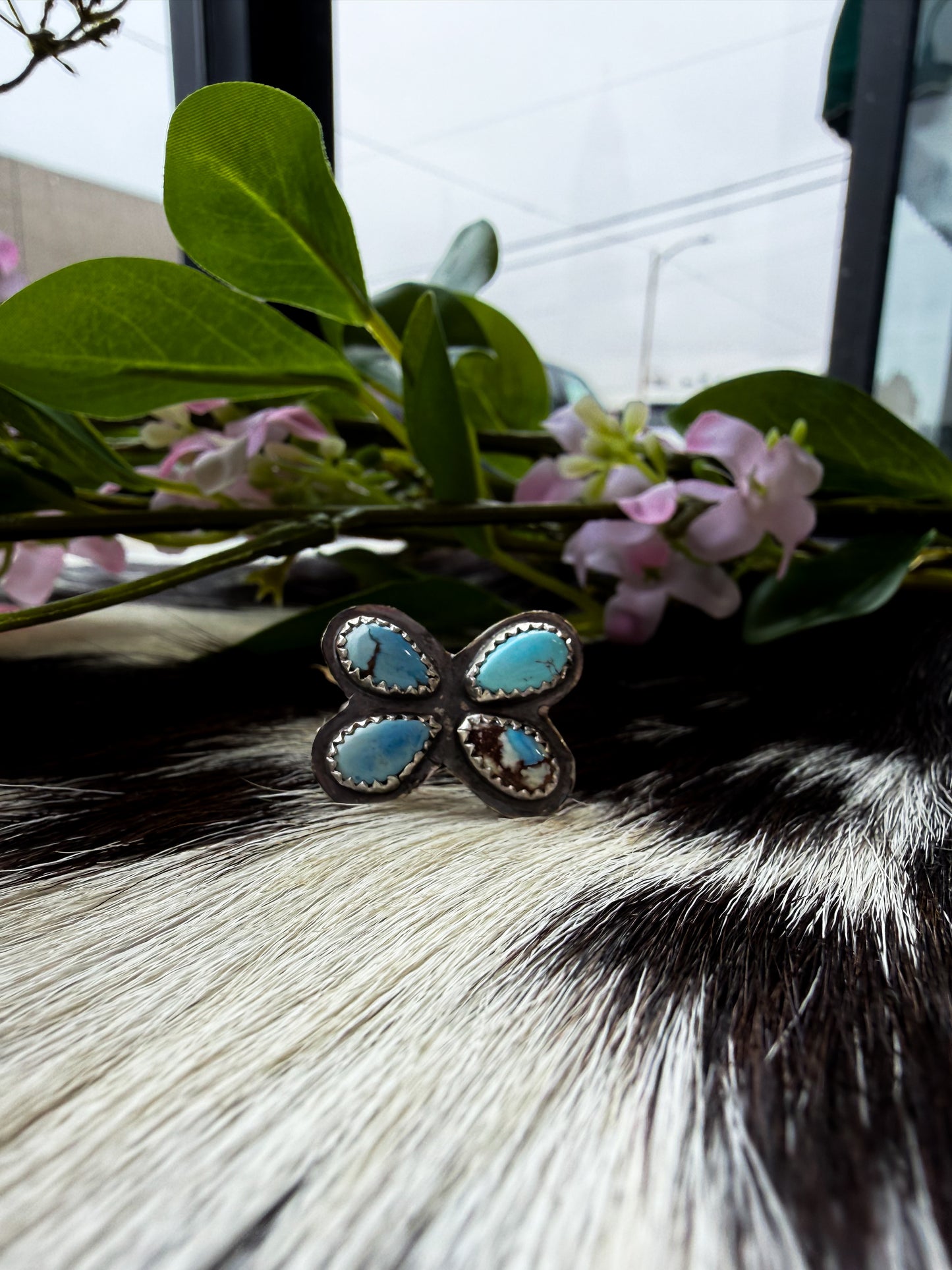 Butterfly Blues Ring - Size 8