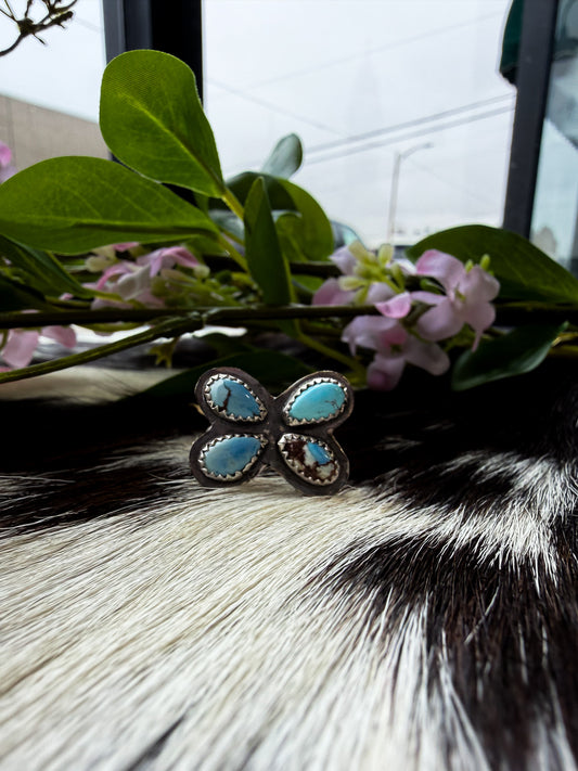 Butterfly Blues Ring - Size 8
