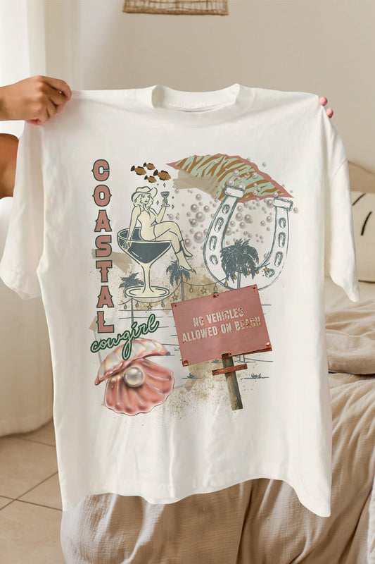 Cowgirl Beachin' (Tee/Crew)