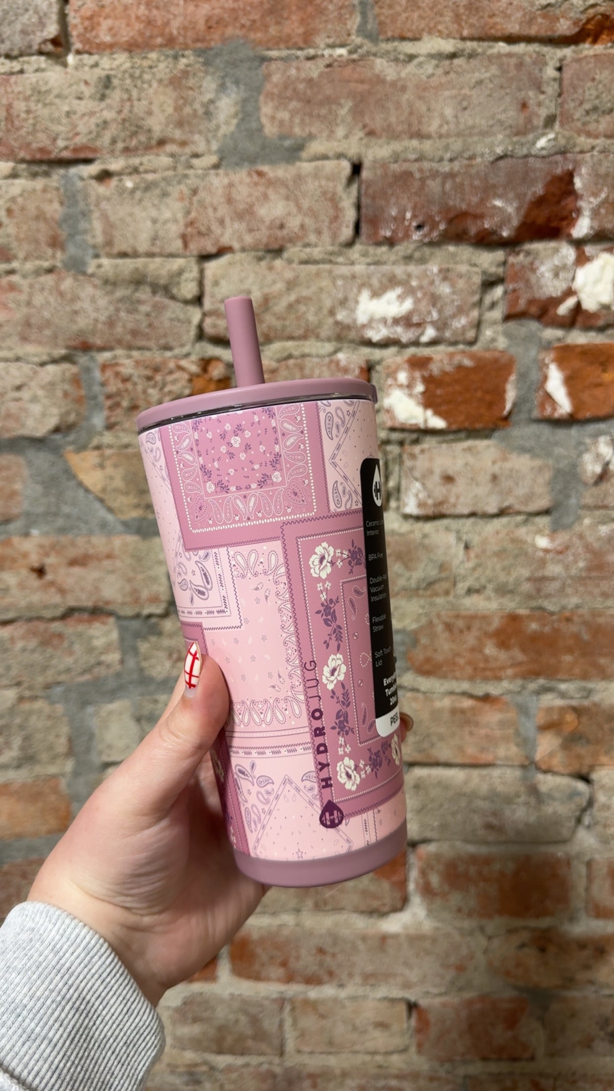 Pink Bandana 20oz Everyday Tumbler