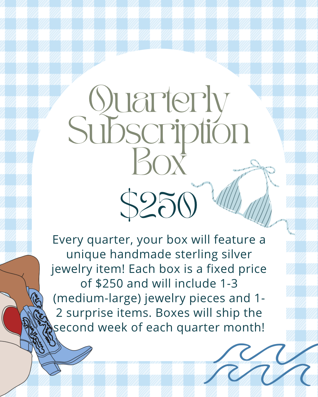 Quarterly Subscription Box: Gold Edition