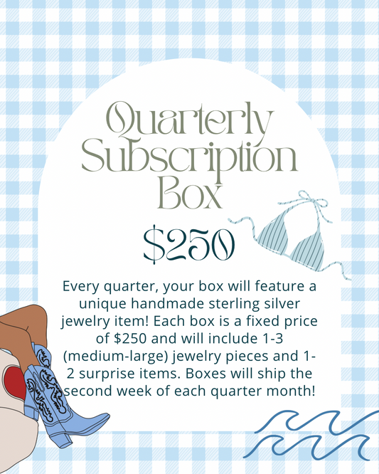 Quarterly Subscription Box: Gold Edition