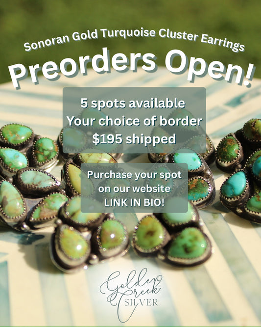 PREORDER: Sonoran Gold Clusters Earrings