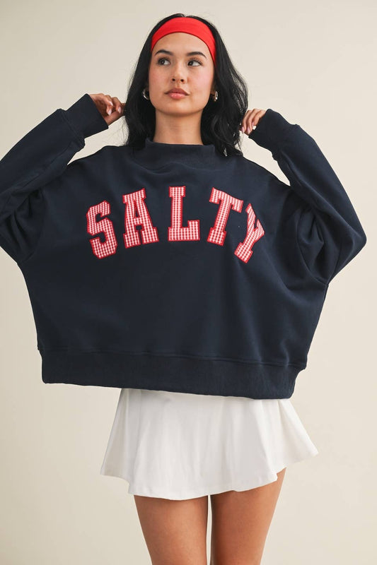 SALTY Mock Neck