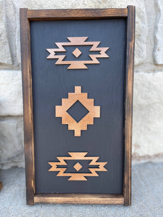Rustic Aztec Sign