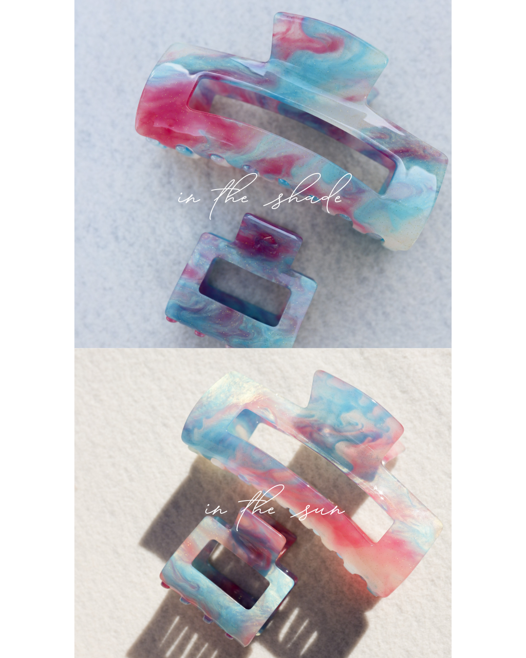 Color Changing Claw Clips