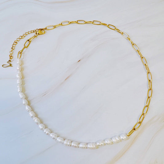 Pearly Duo Necklace