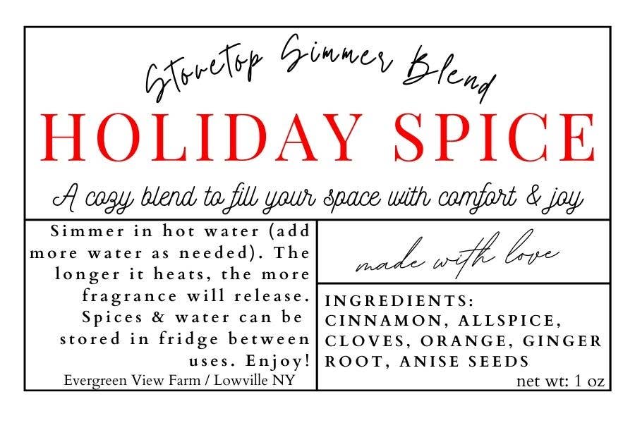Holiday Spice Simmer Pot Pack