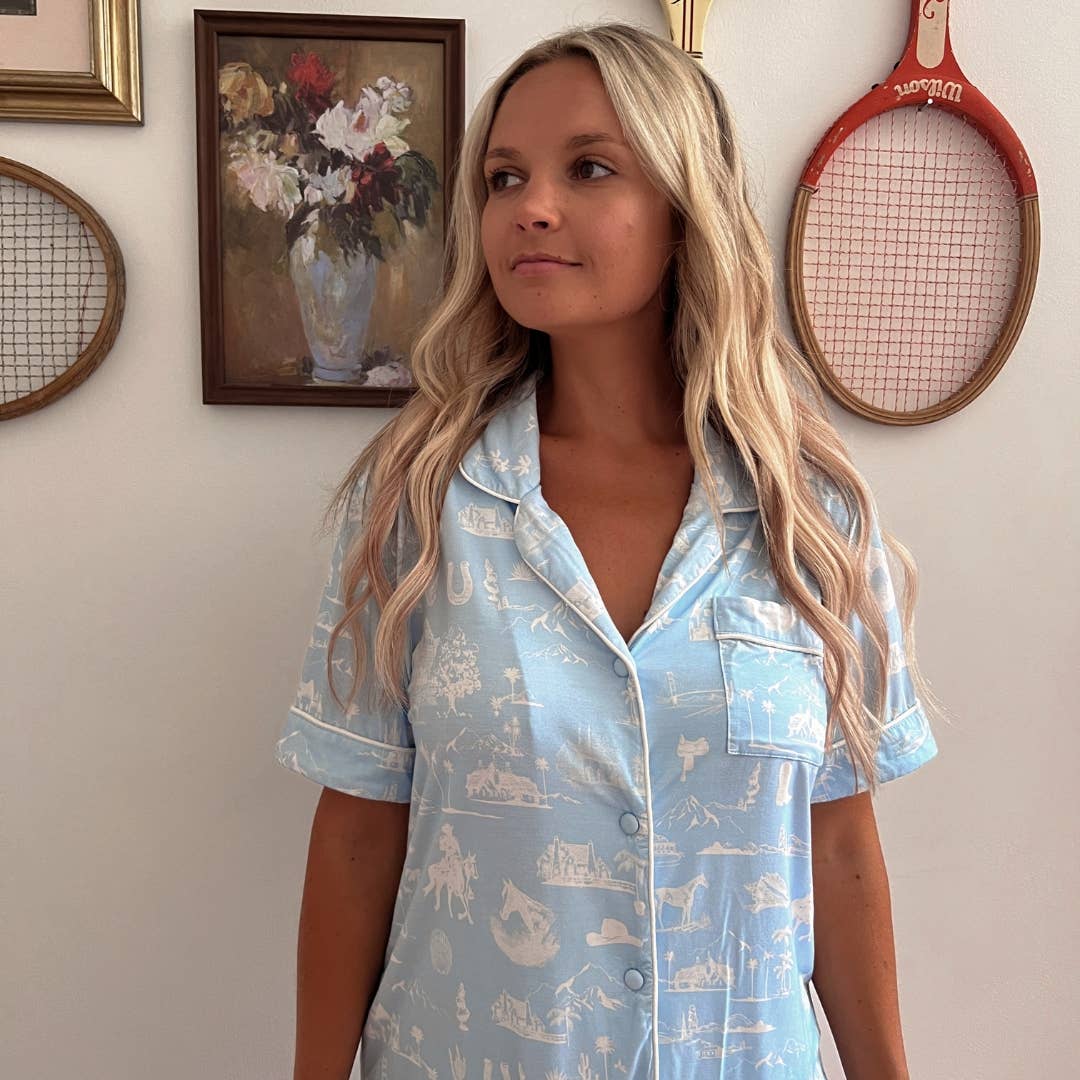 Coastal Cowboy Pajama Set