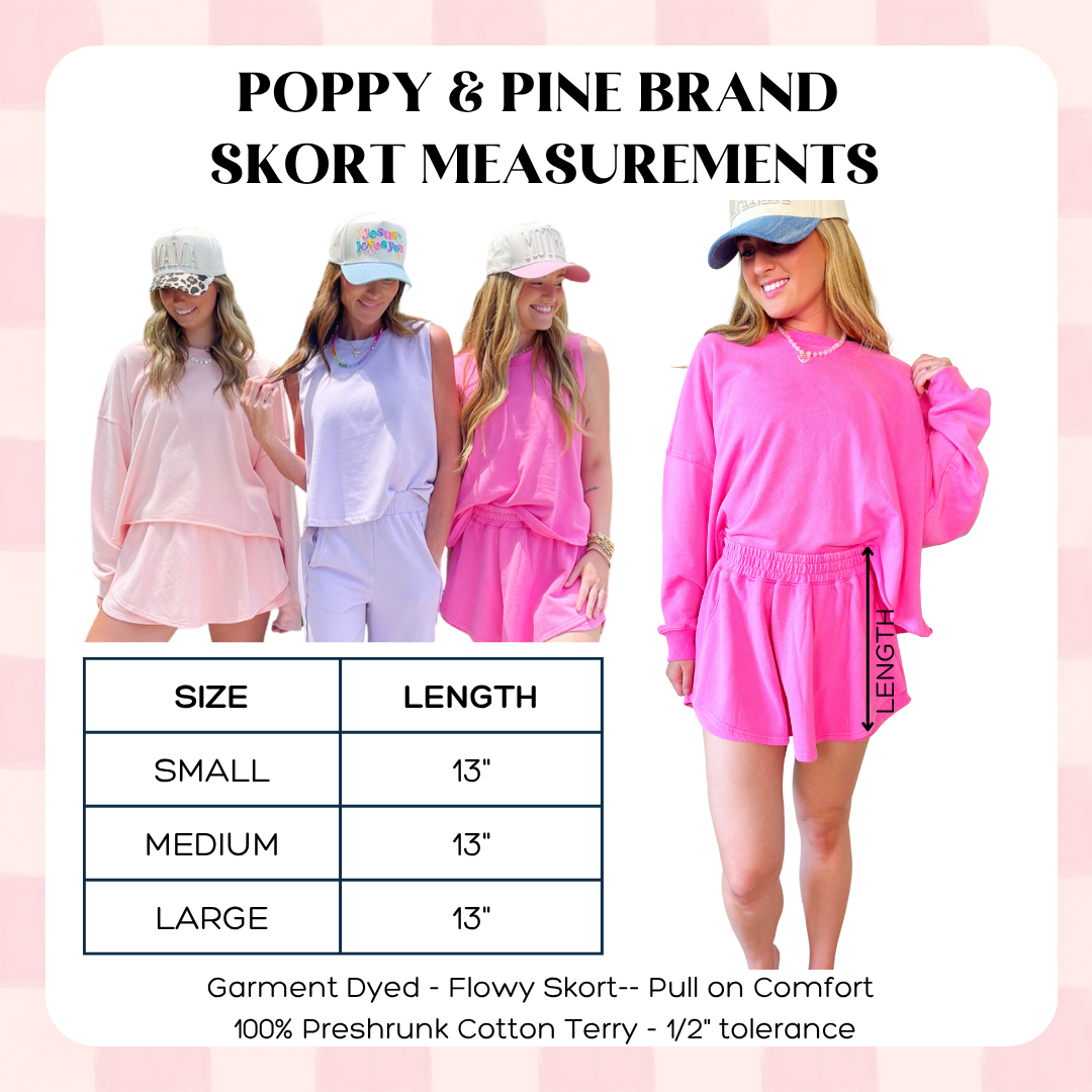 Peachy Queen Skort